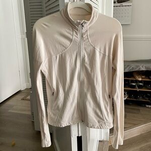 Lululemon Cream Zip up Jacket